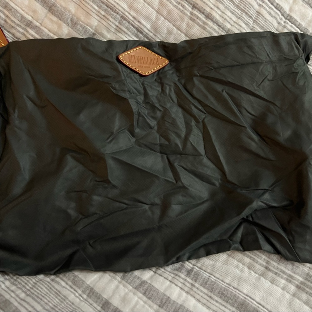 Mz Wallace dark gray medium pouch